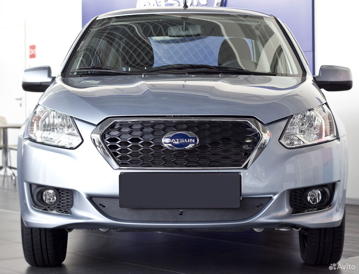 Зимняя заглушка переднего бампера Datsun on-DO