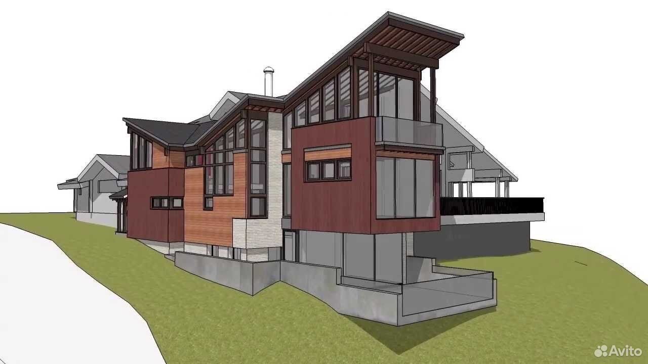 Sketchup готовые проекты домов