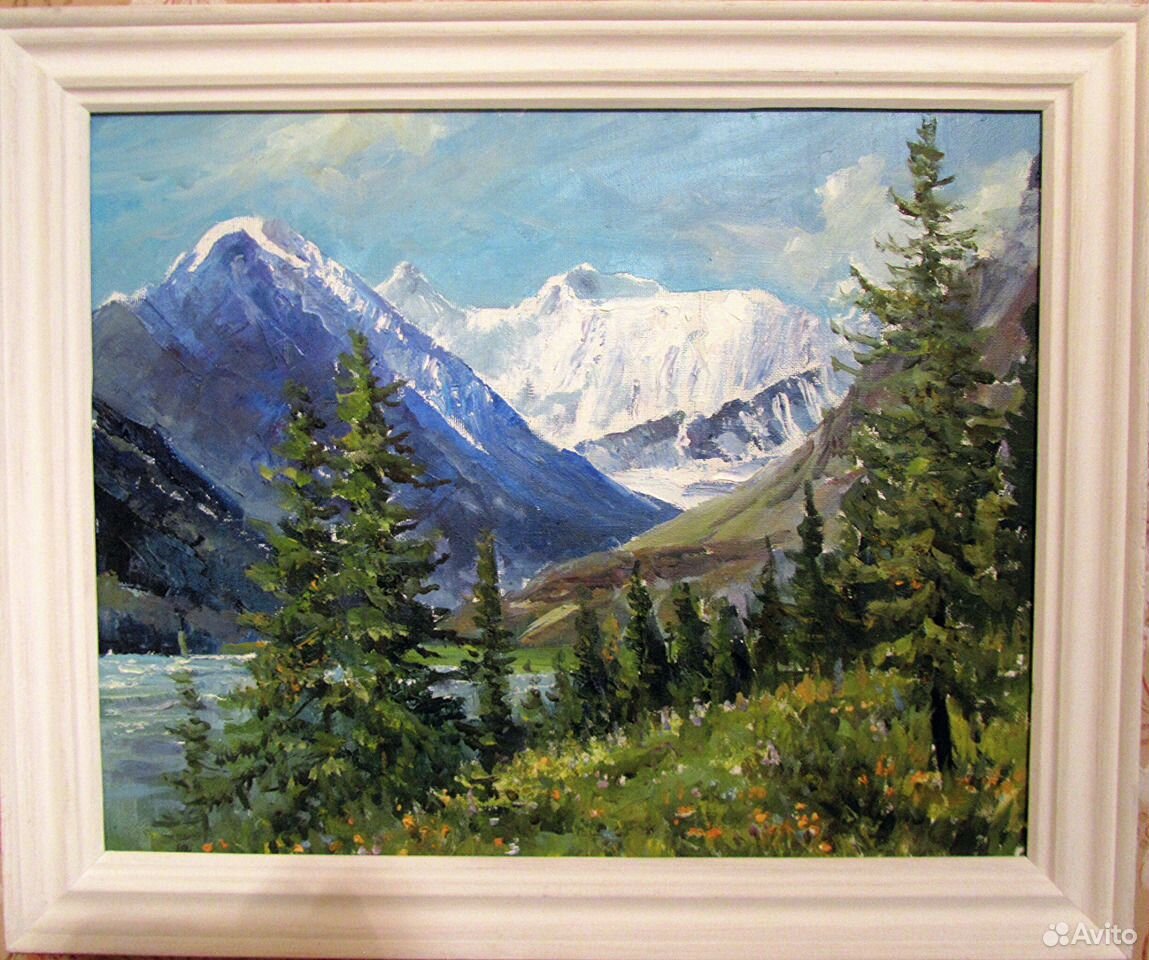Гора белуха рисунок
