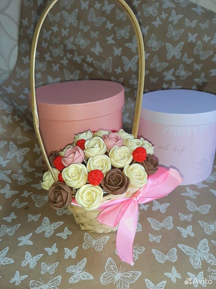 Шоколадные цветы купить на Зозу.ру - фотография № 4