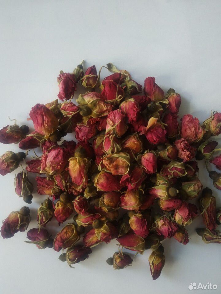 Чайная добавка бутоны красной розы, 450 грамм купить на Зозу.ру - фотография № 1
