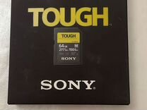 Карта памяти sony tough sdxc 128gb 277r 150w sf m128t t