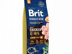Brit Junior M сухой корм для средних щенков 18кг