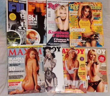 Total Film, Rolling Stone, Playboy, Maxim