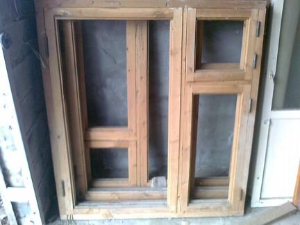 Продам 3 деревянных окна