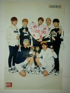 Плакат Все звезды BTS Bangtan Boys