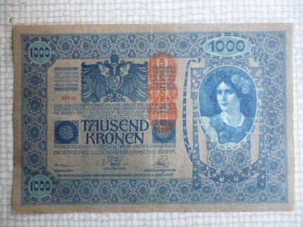 Австро-Венгрия 1000 крон 1902г