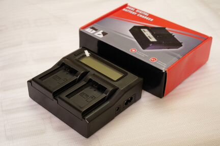 Двойное зарядное устройство для Sony NP-FW50