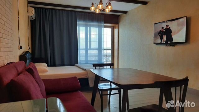 

Квартира-студия, 45 м², 1 кровать