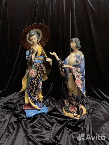 Статуэтка фарфоровая «Гейша»