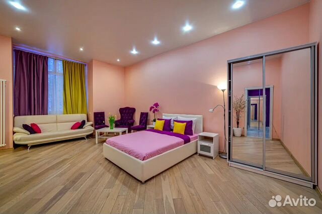 

1-к. квартира, 48 м², 2 кровати