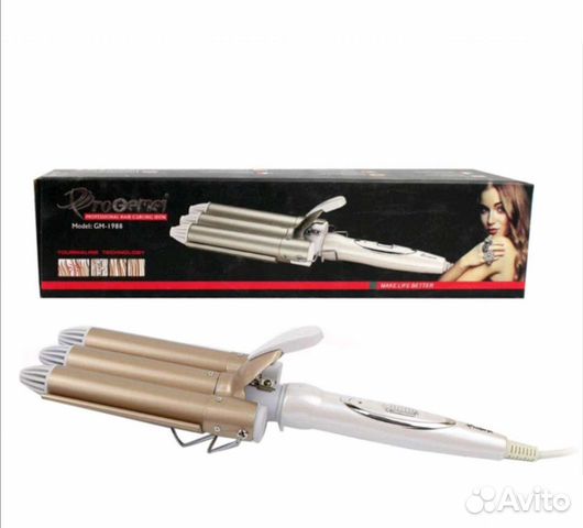 Тройная плойка для волос