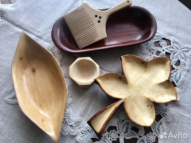 Сухарницы деревянные