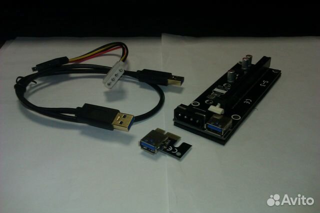 Внешний PCI-E USB адаптер 3.0 Extender Riser Card