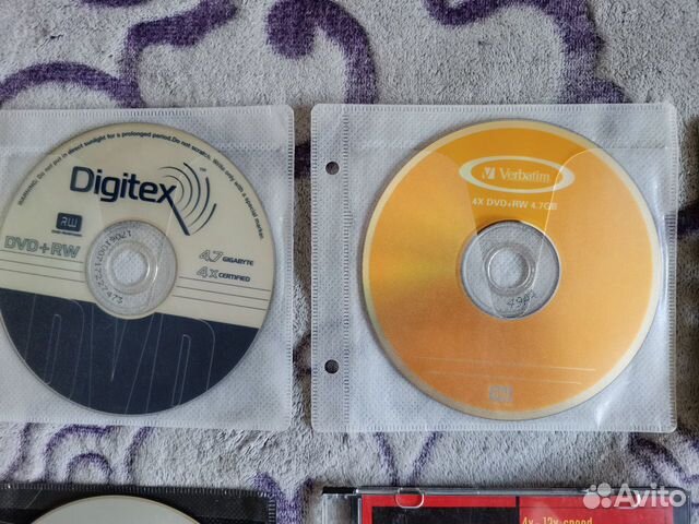 Компакт диск DVD-RW CD-RW диски 5 шт