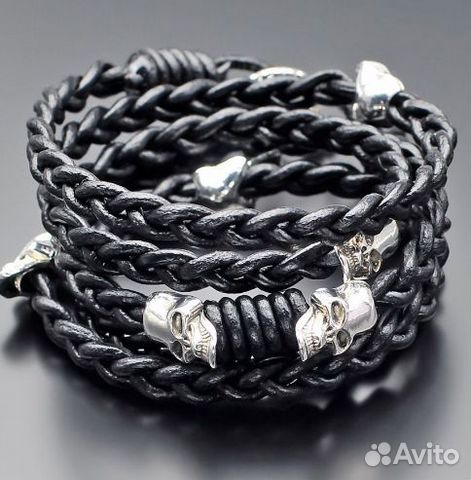 Браслет кожаный
