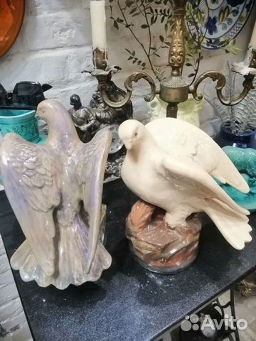 Статуэтка Голубь Мира(фестиваль 1957 г) Гжель