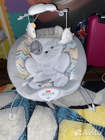 Шезлонг детский fisher price