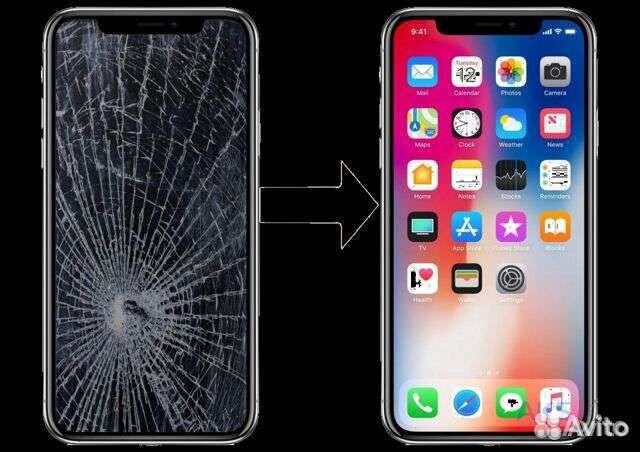Замена экрана на вашем смартфоне, защитка в подаро
