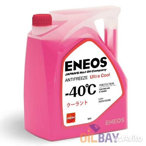 Антифриз eneos Ultra Cool -40C 5кг (pink)