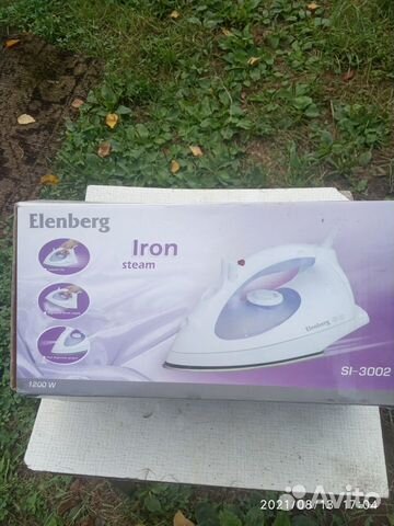 Утюг Elenberg SI-3002 1200вт отпариватель Bosh Tef