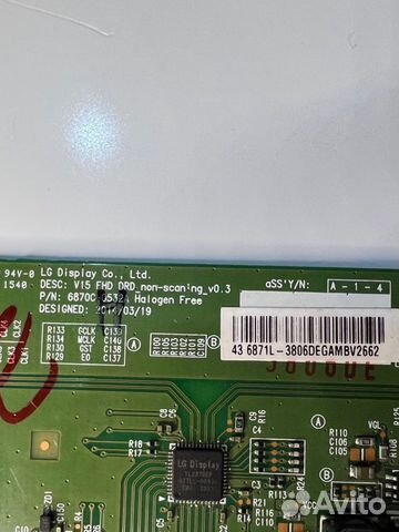 T-CON 6870C-0532A 43 6871L