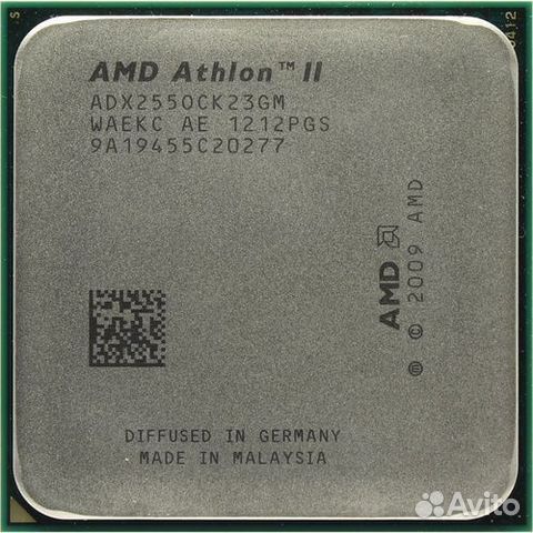 Процессор AMD Athlon II X2 255 (AM3, 3.1GHz, 2с/2t