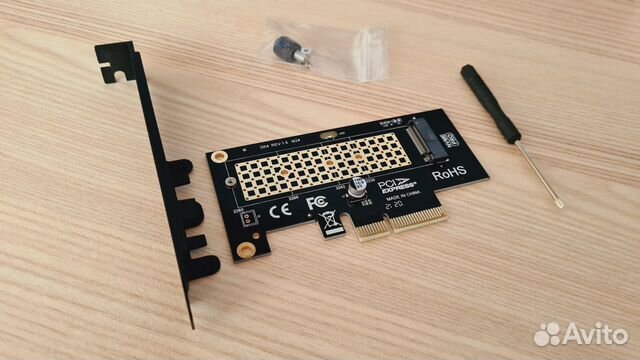 Новый Адаптер M.2 SSD nvme to PCI-E X4
