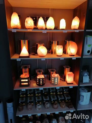 Солевые лампы из гималайской соли