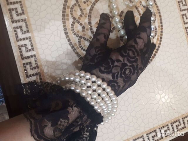 Перчатки ажурные