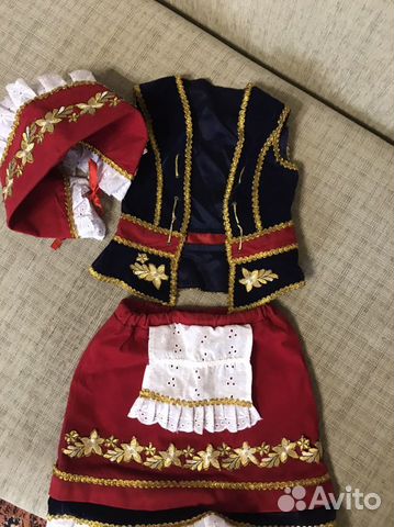 Новогодний костюм красная шапочка, 104-110