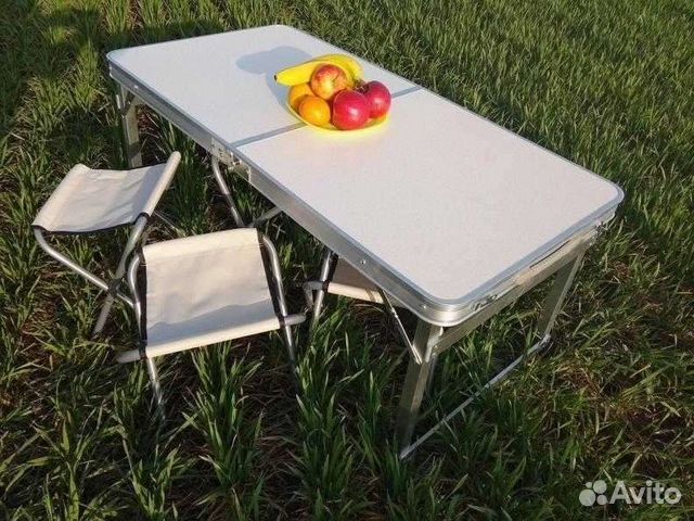 Набор мебели туристический со стульями усиленный