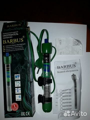 Аквариумный водяной обогреватель Barbus