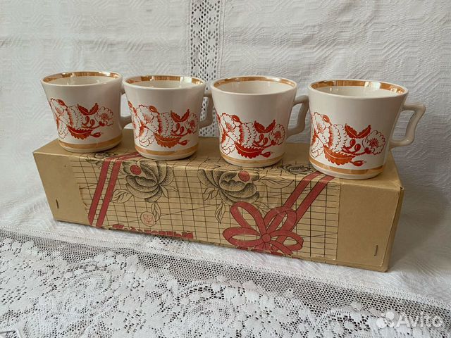 Набор кружек 4 шт СССР
