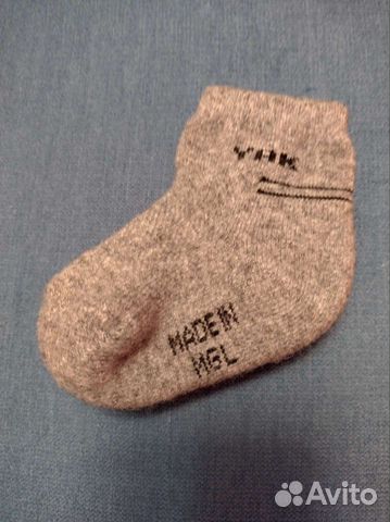 Носки детские из шерсти яка 3-6 месяцев