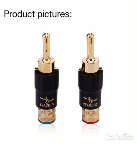 Акустический разъем банан цанговый