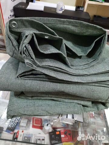 Завеса в гараж брезентовая