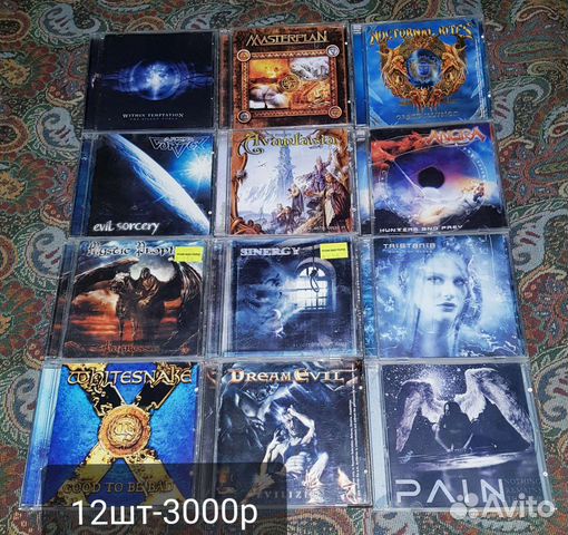 CD Nightwish/Gamma Ray/Dio и т.д
