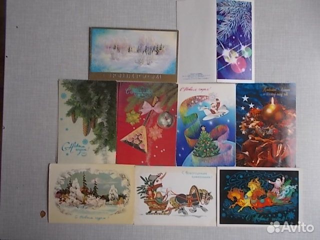 Открытки Новогодние СССР 60-е - 80-е