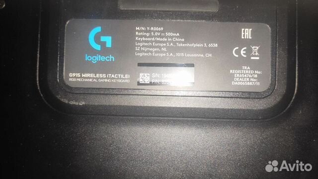 Клавиатура беспроводная\проводная Logitech G915