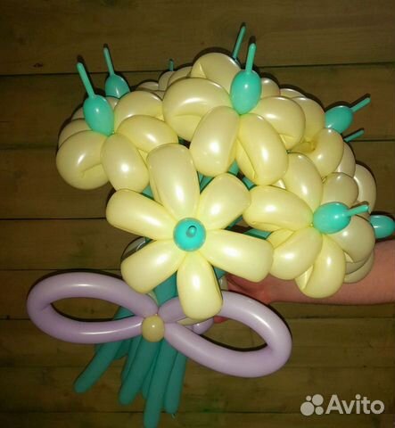 Букет из пастельных шаров (макарунс)