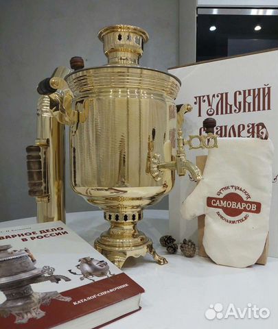 Самовар на дровах 7л. Люкс. Тульский оригинал