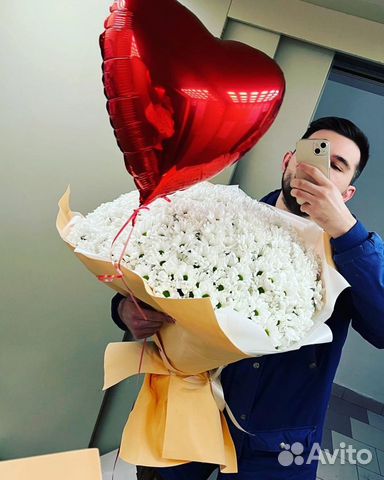 Цветы Букеты из кустовых хризантем 24/7