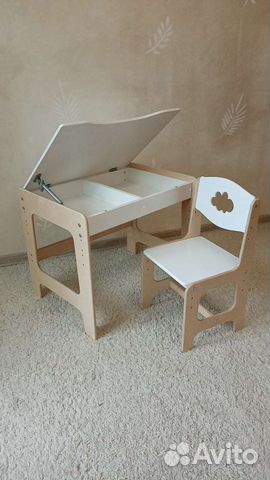 Растущий стол и стул для ребенка