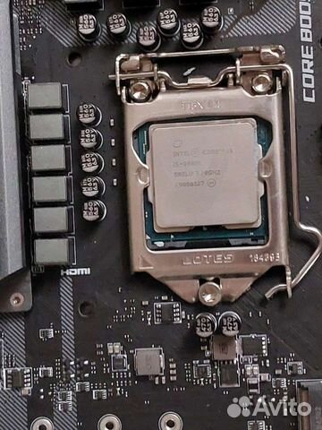 Продаю Intel Core i5-9600k + Мать Z390