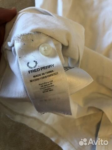 Мужское поло Fred perry