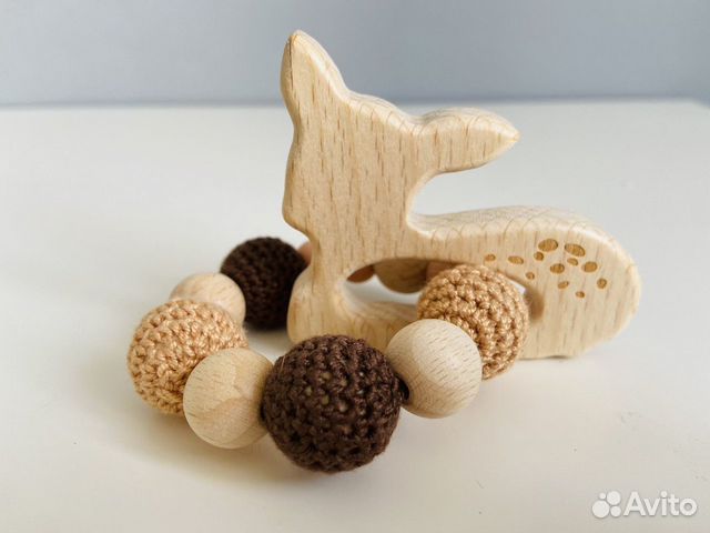 Деревянные грызунки новые