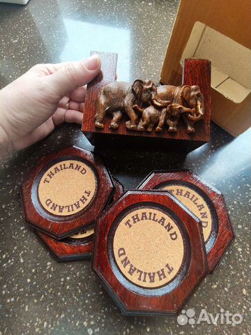 Подставка для стаканов + салфетница