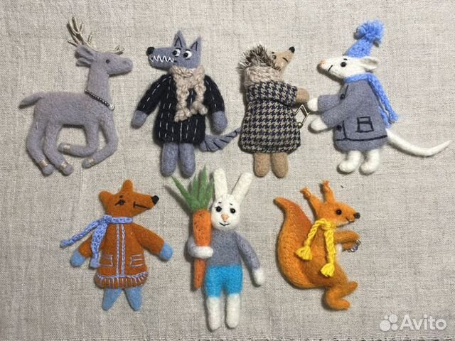 Валяные из шерсти игрушки (на заказ)