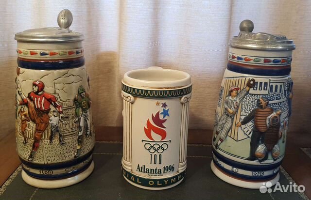 Редкие пивные коллекционные кружки, спорт, США